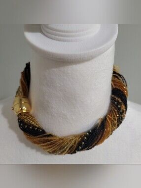 Lanciani Multi-strsnd Seed Beed Necklace